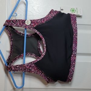 GAIAM Lainey Print Sports/Yoga Bra Size M